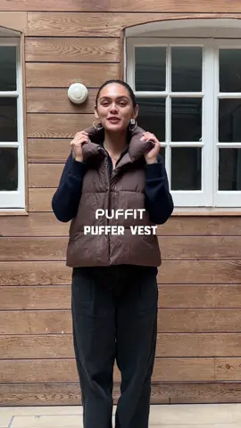 A trendy design, making it an essential layering piece for any outfit🤎#puffit #gogg #perfectday #brandselect #october #meangirls #halloween 