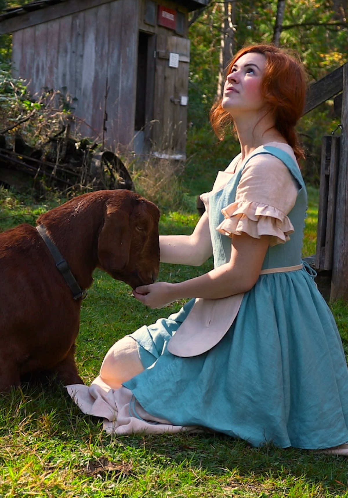 It’s HERE! ✨ Step into our little fairytale! 🤭 My collection with @Little Women Atelier is out now! To celebrate we’re giving you a chance to win your favorite piece, inspired by classic fairytales and historical garments! Find the giveaway on my Instagram 💛 #cottagecore #fairytale 