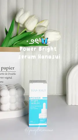 𐙚 yang masih takut pakai serum niacinamide 10% atau takut gak cocok, nih cobain pakai yg biru dengan presentase kadar niacinamidenya di 5% cocok untuk pemula ᯓᡣ𐭩 #hanasui #serumhanasui #skincare #hanasuipowerserum #skin        