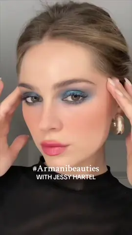 @Jessyhartel creates an electric makeup look with the bold blue hues of the long-lasting EYE TINT liquid eyeshadow.  Recreate the look: COMPLEXION -LUMINOUS SILK FOUNDATION in shade 4 -LUMINOUS SILK CONCEALER in shade 4 -LUMINOUS SILK GLOW BLUSH in shade 11 EYES -EYE TINT in shade 50, shimmer finish -SMOOTH SILK EYE PENCIL in shade 4 -EYES TO KILL CLASSICO MASCARA LIPS -LIP POWER in shade 108 #Armanibeauty #LuminousSilk #LuminousSilkFoundation #LuminousSilkBlush #EyeTint #ArmaniLipPower #SmoothSilk #EyesToKill #EveningMakeup #EventMakeup