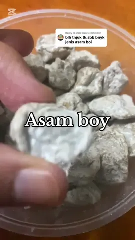 Replying to @izah man  sy beli kt S£G! FR£$H .. Asam boy putih ade 2 jenis; 1.manis  2.masam masin manis Sy guna yg masam masin manis Harap video ni dpt membantu awk ye👌😊 #asamboy 