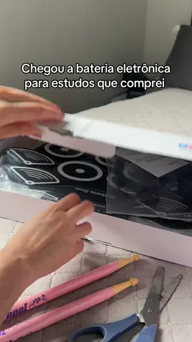 Chegou a bateria eletronica para estudos. Ouçam o som dela no final e me diz o que acharam 🥹🫣✨🙌🏻  #bateria #drums #baqueta #bateriaeletronica #baterista #auladebateria #song 