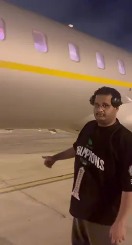 ابو سعد والطيارة الخاصة 🗣️ #للي #فالكونز #مساعد #كأس_العالم #السعودية #طيارة #اسبانيا 