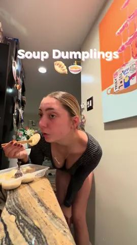 I don’t know how I’ve gone this long without trying these tbh I’m a late bloomer🤣 #fyp #foryou #soup #dumplings #traderjoes #dinner #snack #latenight #mukbang #Foodie #eatwithme #eating #fypシ 