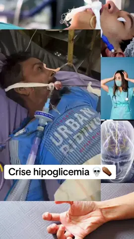 Crise grave hipoglicemia 💀⚰️ #diabetes #hipoglucemia #paciente #medico #hospital #medicina #morte #intubacao #enfermeria 
