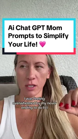 Being a mom means juggling a million things at once, but with a little help from ChatGPT, we can take some of the stress off our shoulders. From meal planning to customized learning plans for my kids, this tool has been a lifesaver! Let’s make mom life just a little bit easier together. 💕  #momhacks #ai #chatgpt #ChatGPTForMoms #MomLife #BusyMomLife #parentingtips #momtips #LifeSimplified #AIForMoms #mealplanning #momcommunity 
