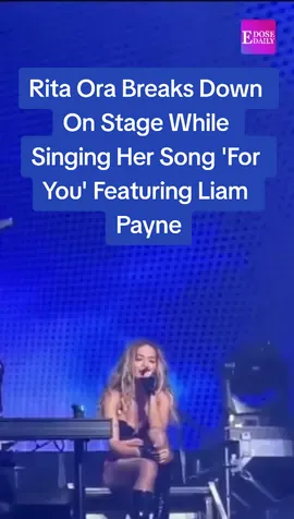 'I can't even sing this right now.' Rita Ora lets her fan lead as she tries to get through her single 'For You' featuring Liam Payne in Osaka, Japan 😓 🎥 : tiktok / fypclips007 #liampayne #ritaora #onedirection #concert #foryou