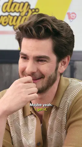 He is kinda hot… date out now on youtube #chickenshopdate #andrewgarfield 