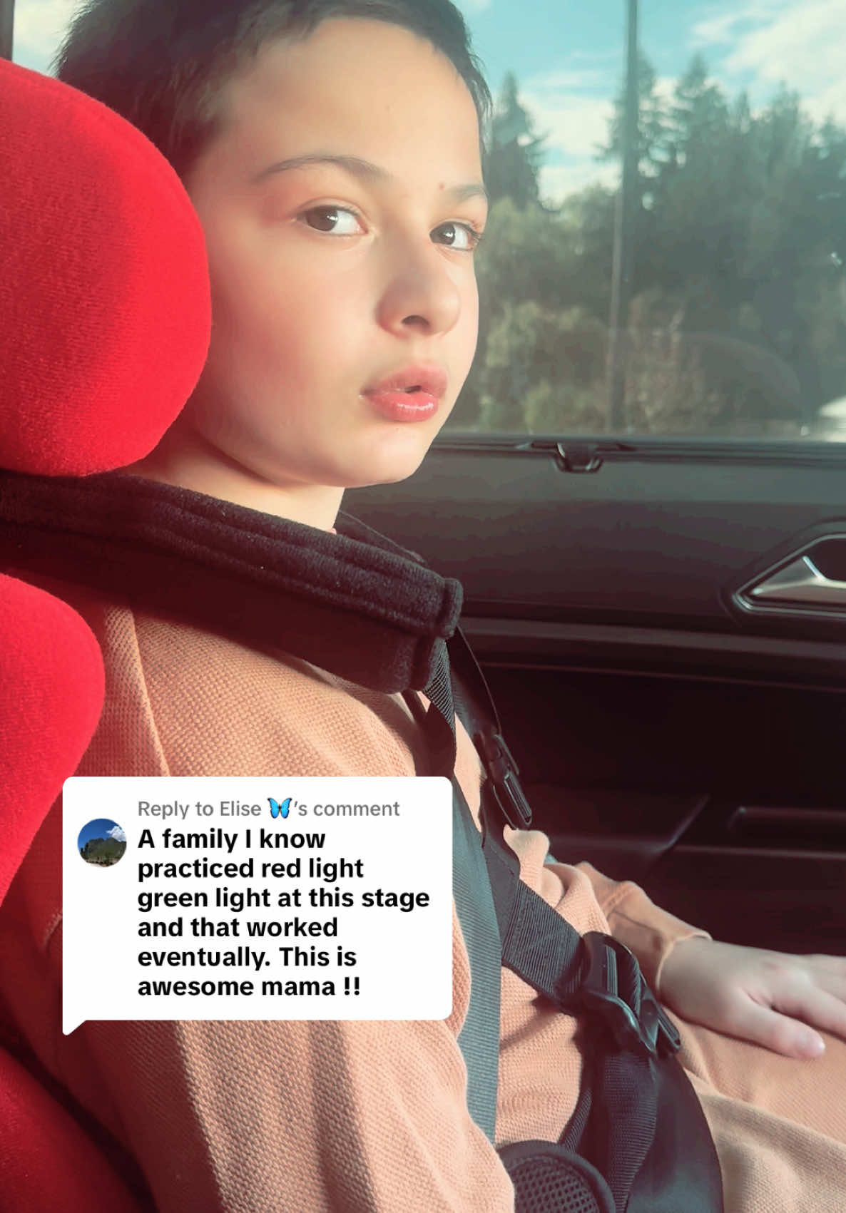 Replying to @Elise 🦋 we are trying!! He’s catching on! We just keep practicing. We will get there. #soloasd #autism #autistic #solo #redlight #greenlight #go #stop 