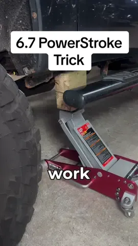 Trick to Easily Access the 6.7 Powerstroke Engine  #ford #f250 #fordf250 #f350 #powerstroke #superduty #mechanic #flyingwrenches #fordtech 