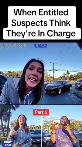 When Entitled Suspects Think They're In Charge#cops #police #copsoftiktok #policeofficer 