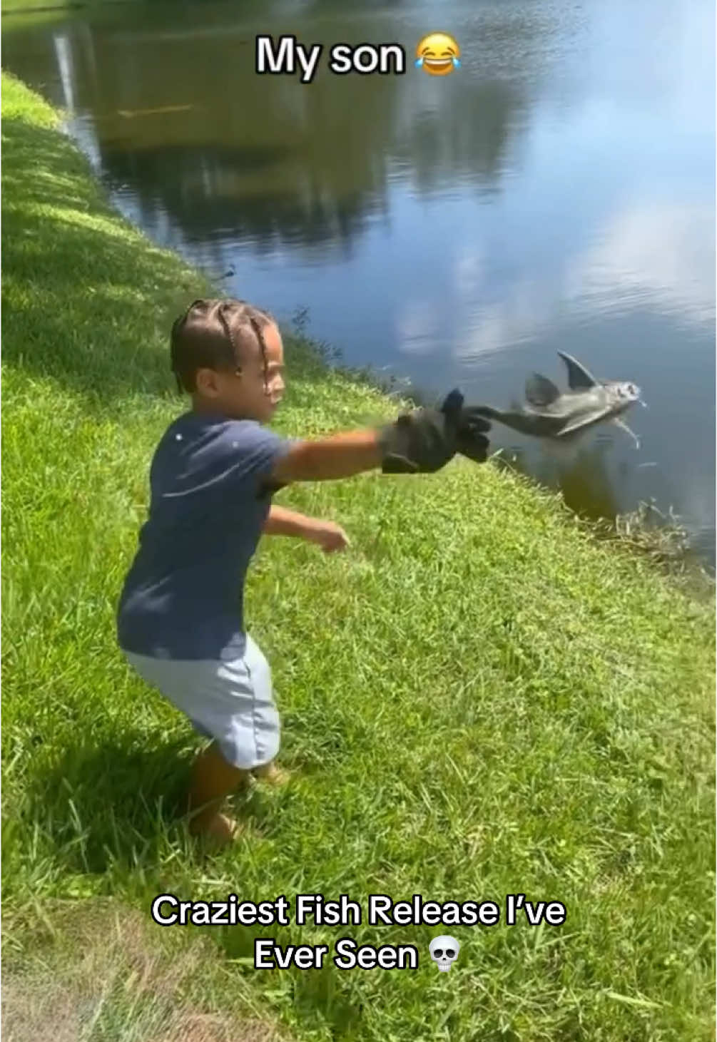 Wait For It 😭 @motofishtv #fishing #fishingfails #catchnrelease #fails #funnyvideos 