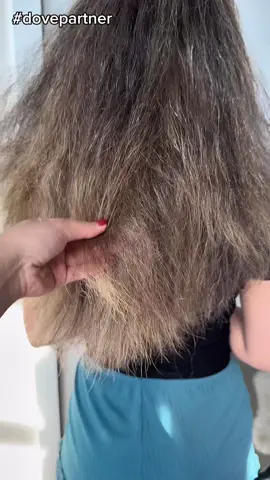 This is a gamechanger!! #damagedhair #hairrepair #dovepartner 