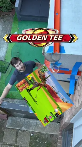 Playing @Golden Tee is even more satisfying than this trickshot! #ad 