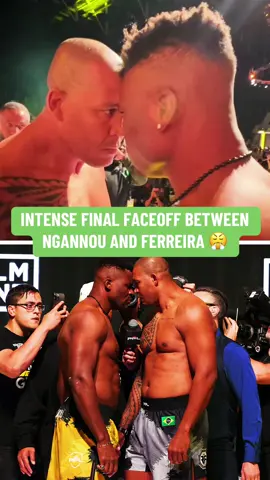 #FrancisNgannou and #RenanFerreira brought the intensity 🔥 #PFLSuperFights #PFL #MMA #combatsports #faceoff (via @PFL MMA) 