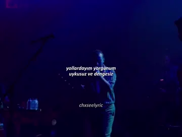 yollardayım yorgunum.. #fyp #fypシ #lyrics 