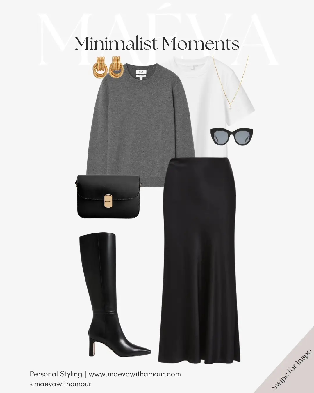 Subtle, sleek, and effortlessly chic 🖤 This look proves that less is always more when it comes to timeless style ✨ What are your minimalist wardrobe must-haves? ❤️ Adore this look? Shop the full outfit on LTK @maevawithamour, or head to the link in bio for all the details!  👉 Save this look for inspiration and follow for more style ideas!  ✨ Discover French-inspired style and chic wardrobe tips daily, designed to elevate your everyday fashion! With Amour, M. #ParisianStyle #ParisFashion #frenchstyle #parisfashion #parisstyle #howtodresslikeafrenchgirl #outfitinspo #ootdinspo #frenchgirl #paris #parisianstyle #parisianaesthetic #frenchaesthetic #parisienne #modefrancaise #OOTD #parisoutfit #chicoutfit#transitiontofall #falloutfit #cafe #fall #oldmoneyaesthetic #sezane #sezanelovers #minimalist #minimalistfashion 