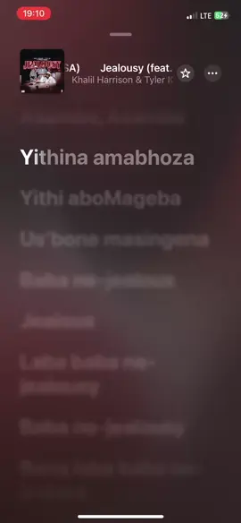 #jealousy #fyp #vira #lyric #amapiano #southafrica 