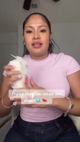 10/10 love her #skincare #dewdrops #glowrecipe 