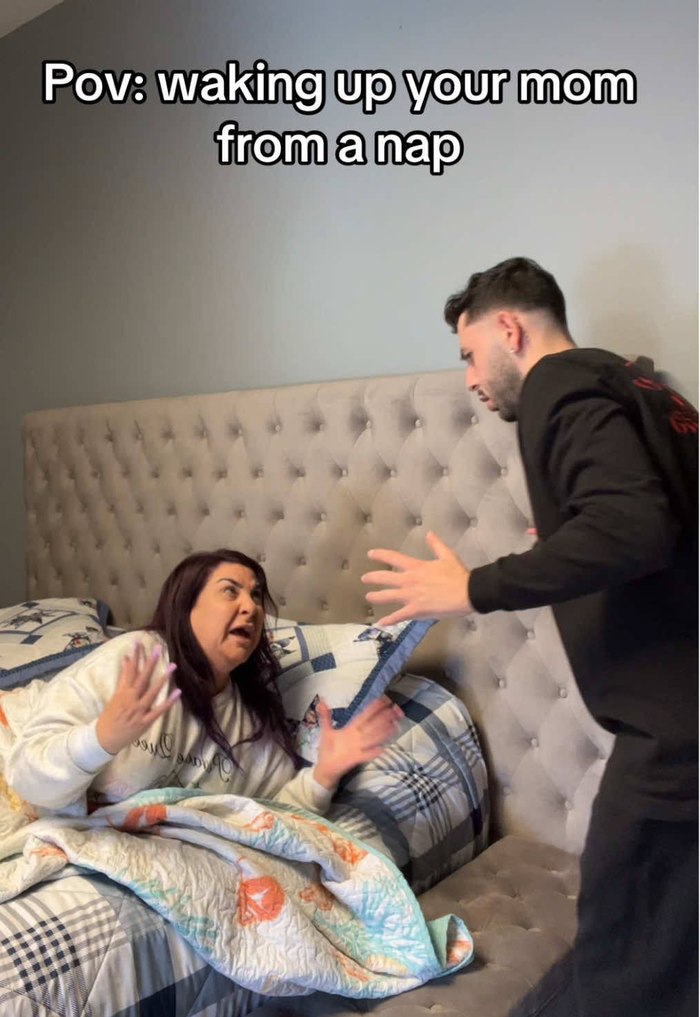 They be waking up like they drowning 😭 @Mama Rug 