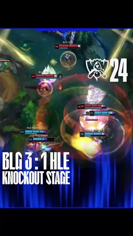BLG VS. HLE - Knockout Stage - Game 4 #lpl #crazyisourgame #leagueoflegends #makethembelieve #worlds2024