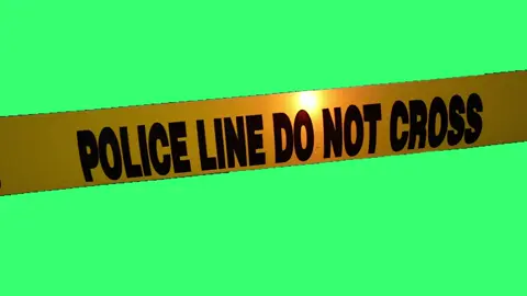 Crime Scene Police Line | Green Screen #greenscreen #police #crime