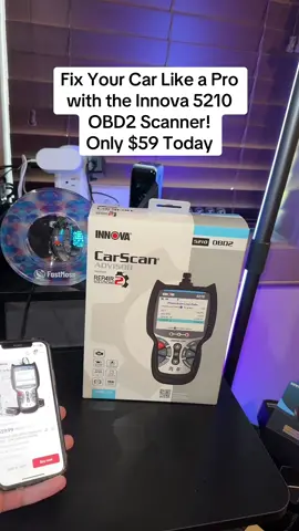 Get professional-level diagnostics at home with the Innova 5210 Bluetooth OBD2 Scanner! Clear engine codes, check smog, monitor live data, and more. Never worry about your car’s health again! #InnovaOBD2 #CarDiagnostics #EngineLightFix #LiveDataScanner #AutoRepairMadeEasy #SmogCheck #DIYMechanic #BluetoothScanner #VehicleHealth #OBD2Tools 