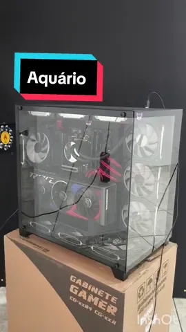 Não compre teu gabinete aquário antes desse vídeo #pc #gamer #gamershop 