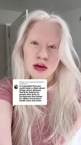 Replying to @morganalefaye03 how to make an “albino character” #fyp #albino #albinism #oc #character #authorsoftiktok #albinismawareness 