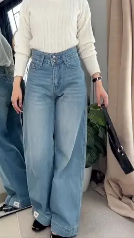 #jiniso #kulotjeans #baggyjeans #highwaistjeans #jeanshighwaist #celanajeanswanita #outfitideas #ootdfashion 