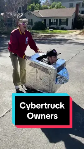 people who have cybertrucks #cybertruck #sketchcomedy #stupid @Karalynn Dunton 