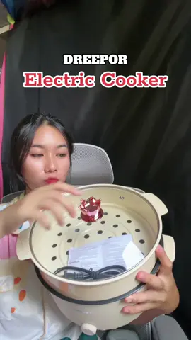 Dreepor Rice Cooker Multi Electric Cooker Hot pot Cooker Non Stick Pan #Dreepor #ricecooker #hotpot  #dreeporph #dreepormultifunctionalcooker #dreeporkitchenappliances