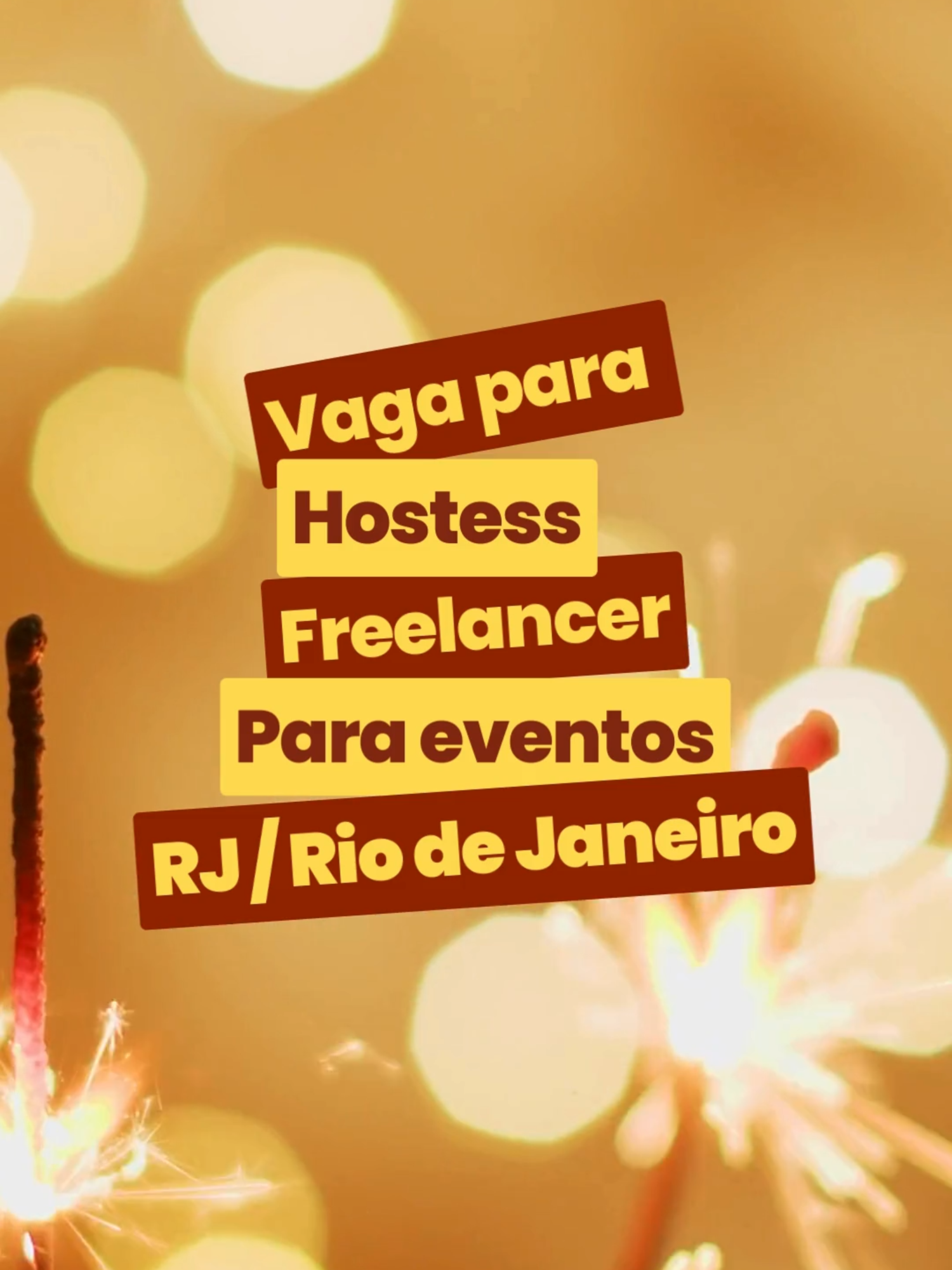 Vaga para Hostess Freelancer em eventos na Tijuca, RJ! Venha fazer parte da equipe e brilhe em nossos eventos. ✨🎉 #VagaDeEmprego #Hostess #Freelancer #Eventos #RioDeJaneiro #Tijuca #Emprego #Oportunidade #Trabalho #Contratação #recepcionistaeventos #socialfoody