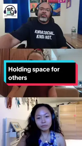 Steph and Katrina talk about what it means to hold space for others. Listen to the entire conversation, wherever you get your podcasts. 