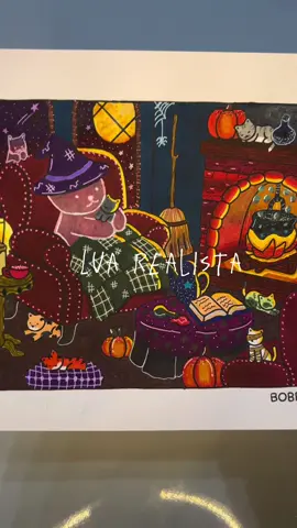 Lua realista 🌕 #tutoria #bobbiegoodscoloringbook 