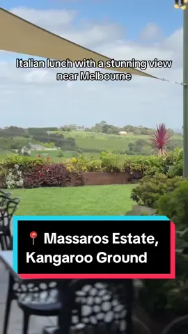 Lovely lunch spot in North-East Melbourne with delicious Italian food and wine. Excellent service too.  📍 Massaros Estate, 360 Eltham-Yarra Glen Rd, Kangaroo Ground VIC 3097 #massaros #estate #winery #kangarooground 