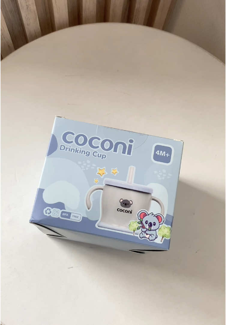 cup training wajib punya buat minum air saat MPASI ‼️✨ #mpasi #perlengkapanmpasi #coconi 