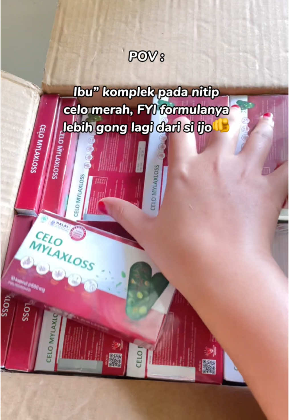 Membalas @limapuluh bener lebih joss lagi yg merah sampe sampe aku racvnin ke tetangga, 1 orang langsung beli 3-5 pcs😂🫰🏻 #djamupr #celomylaxloss #celo #jamupr #skincaretips #celodjamupr #celobeautebycece #jagoanvideotrending 