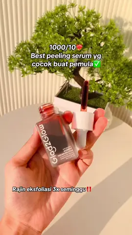 Gak bikin cekat-cekit✅ #peelingsolution #glad2glow #serum #eksfoliasi #jurusjituglowing #skincareviral 