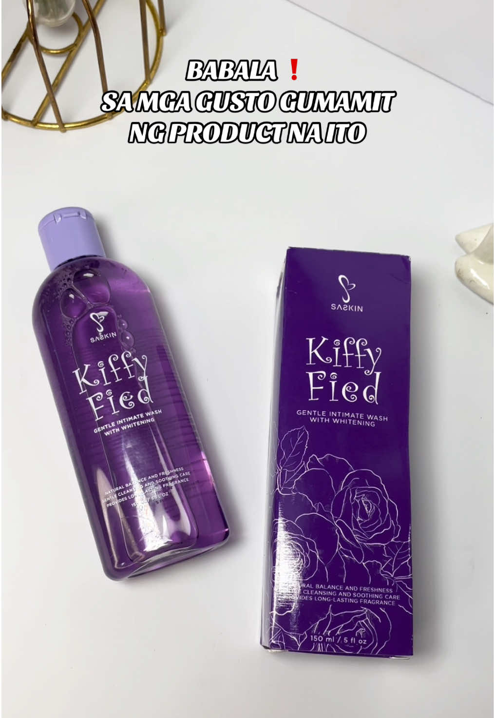 Baka pag sisihan mo #kiffyfied #kiffyfiedbysaskin #FeminineWash 