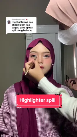 Membalas @ita 🍉  produknya d kranjng kuning ya ka 🤗 #highlighter #kivabeauty @Kiva Cosmetics 