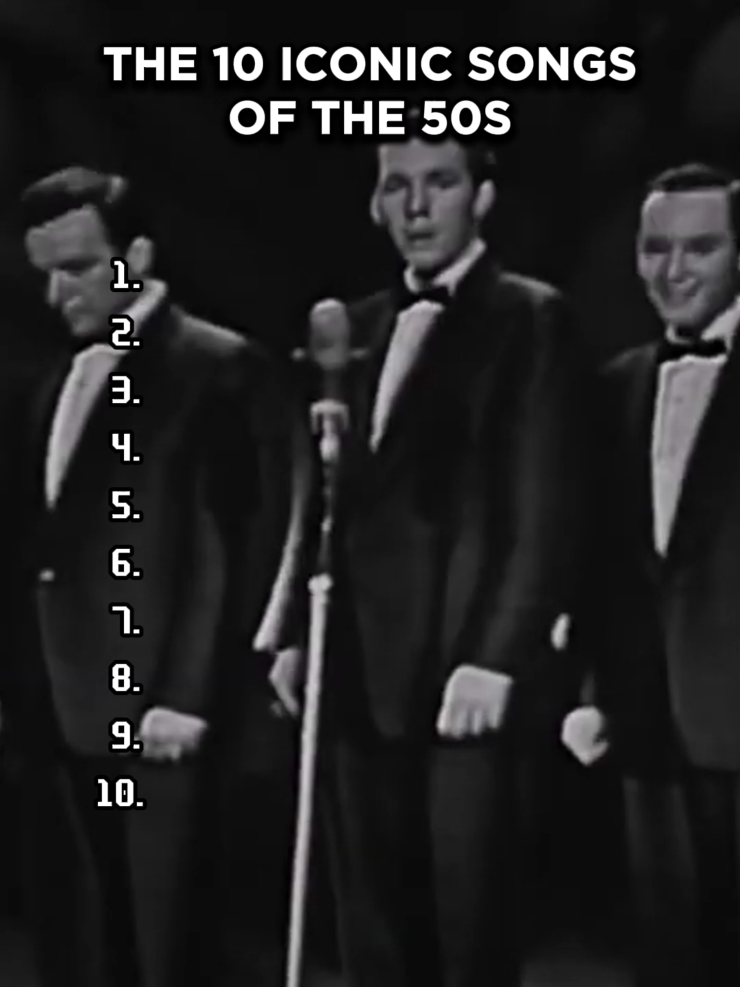 The 10 Iconic Songs of the 50s #50s #50smusic #60s #60smusic #70s #70smusic #80smusic #music #popular #classicalmusic #throwback #fyp #fanedit #60s70s80smusic