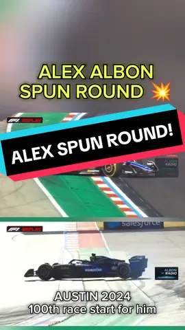 F1 AUSTIN ALEX ALBON SPUN ROUND  #F1 #FormulaOne #alexalbon #meme #fy #foryour #foryoupage❤️❤️ #viraltiktok #trending 