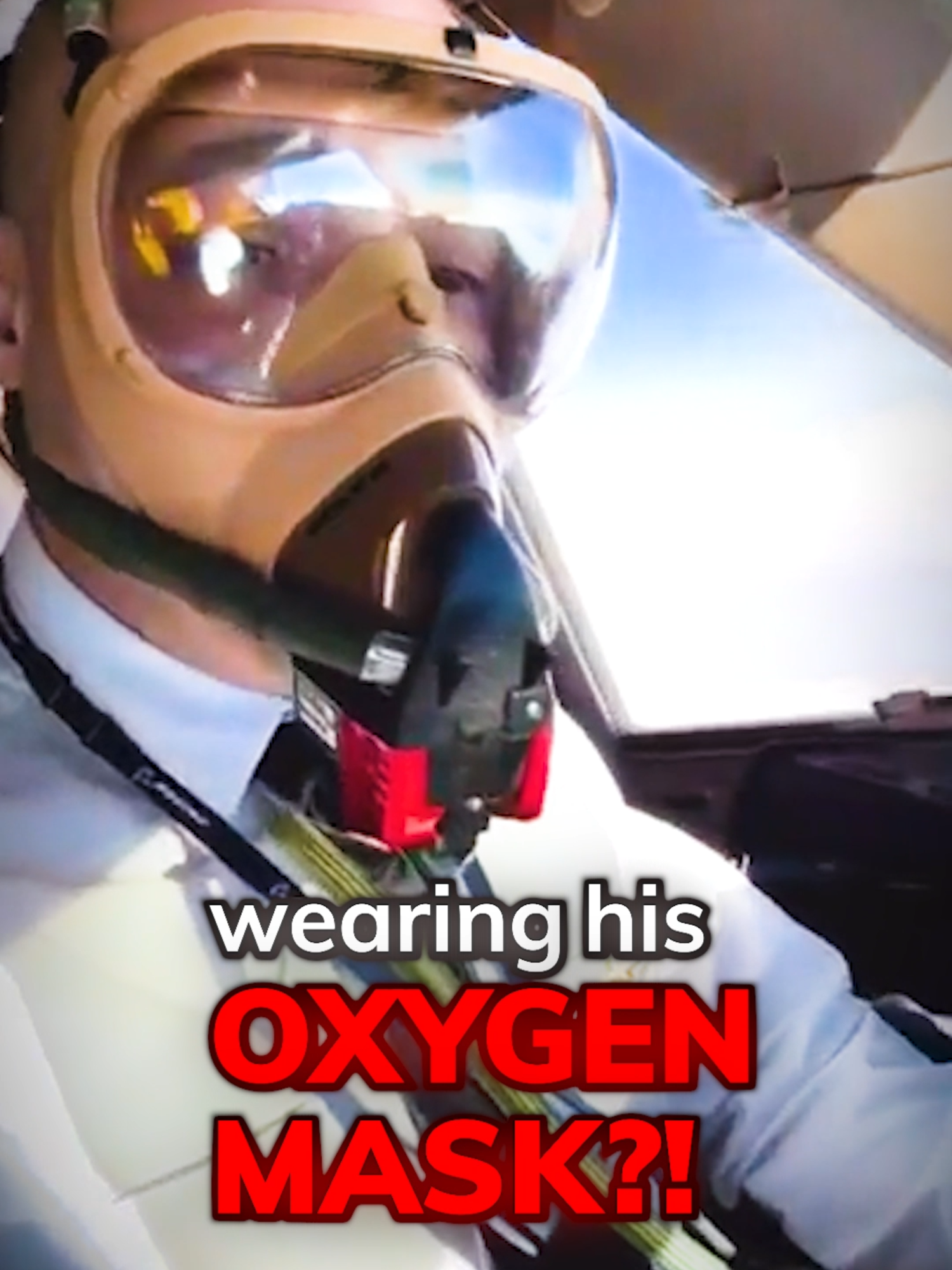 Boeing 747 Pilot Chilling With Oxygen Mask?! #airplane #airplanes #pilot #boeing #boeing7478 #boeinglovers #pilotsoftiktok #foryoupagee  Credits: Clip of pilot with oxygen mask and context: captainsilver747 (Instagram) Altitude chamber clip: Jack Schneider (YouTube)