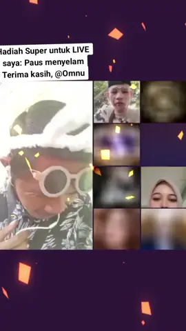 Terima kasih atas Hadiah luar biasa yang Anda kirim ke LIVE saya! Apresiasi Anda terhadap konten saya sangat berarti bagi saya. @Omnu #livegift #whalediving #pausmenyelam 