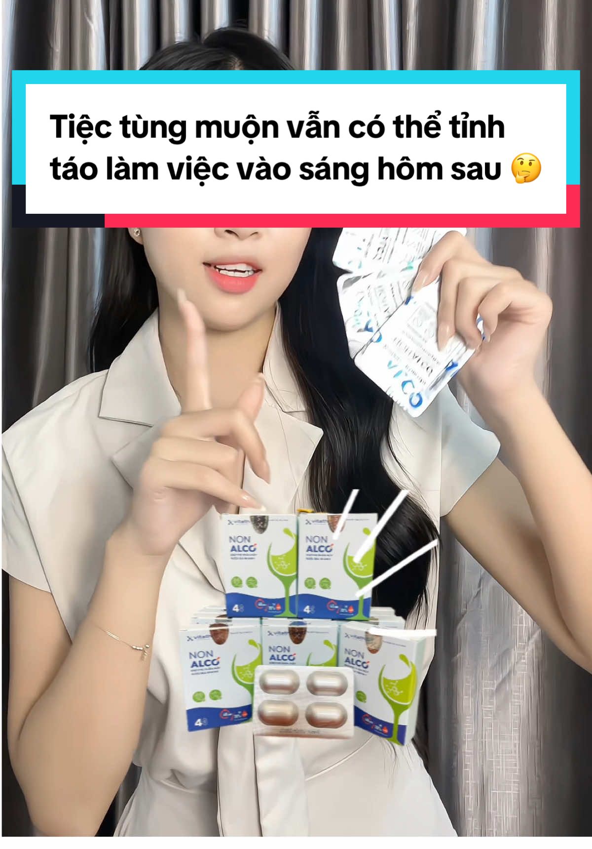 Tiệc tùng muộn đến mấy hôm sau vẫn có thể tỉnh táo làm việc ư?? 🤔 #nonalco #mengiairuou #vitath #giammetmoi #tinhtao #bikiplausay #tipshay 