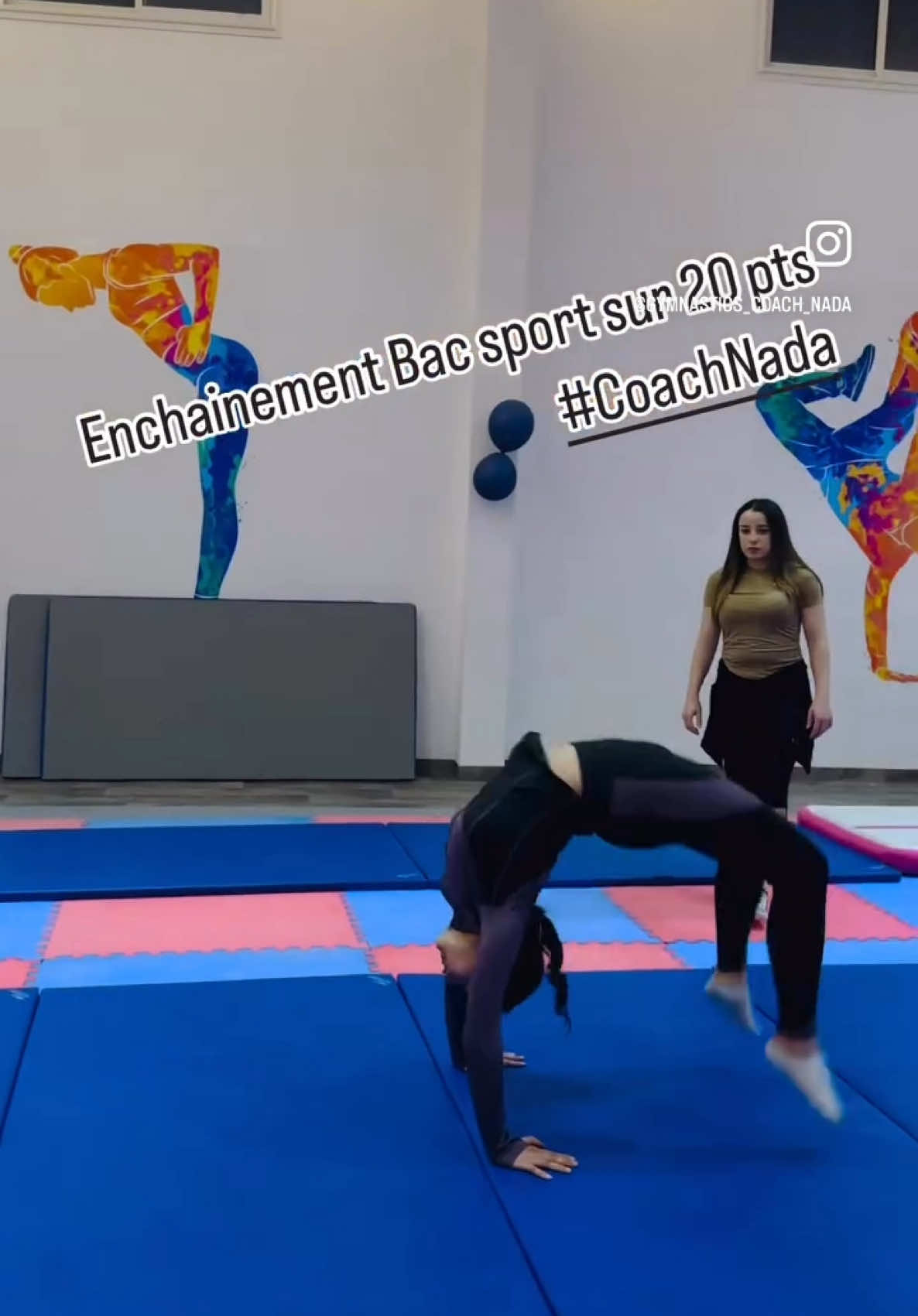 #Coach_Nada #gymnastics #bac_sport #inspire #bac_2025_inchallah🤲❤️ 