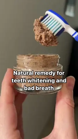 TIRED OF BAD BREATH?  Try this easy DIY remedy using ingredients you already have at home! #  Combining the power of clove and ginger with your regular toothpaste, you can keep your breath fresh all day long. Science: Clove is known for its antibacterial properties, which help fight the bacteria that cause bad breath. Ginger, with its natural anti-inflammatory effects, soothes the mouth and aids in digestion, which can also contribute to fresher breath. * Benefits & Usage Tips: 1. Clove Powder: - Benefit: Antibacterial properties help kill the bacteria responsible for bad breath. - Tip: Use a small amount of clove powder, as it is potent and can be spicy. 2. Ginger: - Benefit: Anti-inflammatory and digestive aid, helping to reduce oral bacteria and soothe the stomach. - Tip: Fresh ginger can be substituted for powder; just grate it finely. 3. Toothpaste: / - Benefit: Cleans teeth while the clove and ginger enhance the breath-freshening effect. - Tip: Use your regular toothpaste for this mixture. 4. Water: - Benefit: Helps to achieve the right consistency for the paste. - Tip: Add water slowly to avoid making the mixture too runny. Follow for more! Video credits: athenavitality #naturalremedy #freshbreath #oralcare #organicteethwhitening #healthyliving #fyp #viral #viralvideo #foryoupage 
