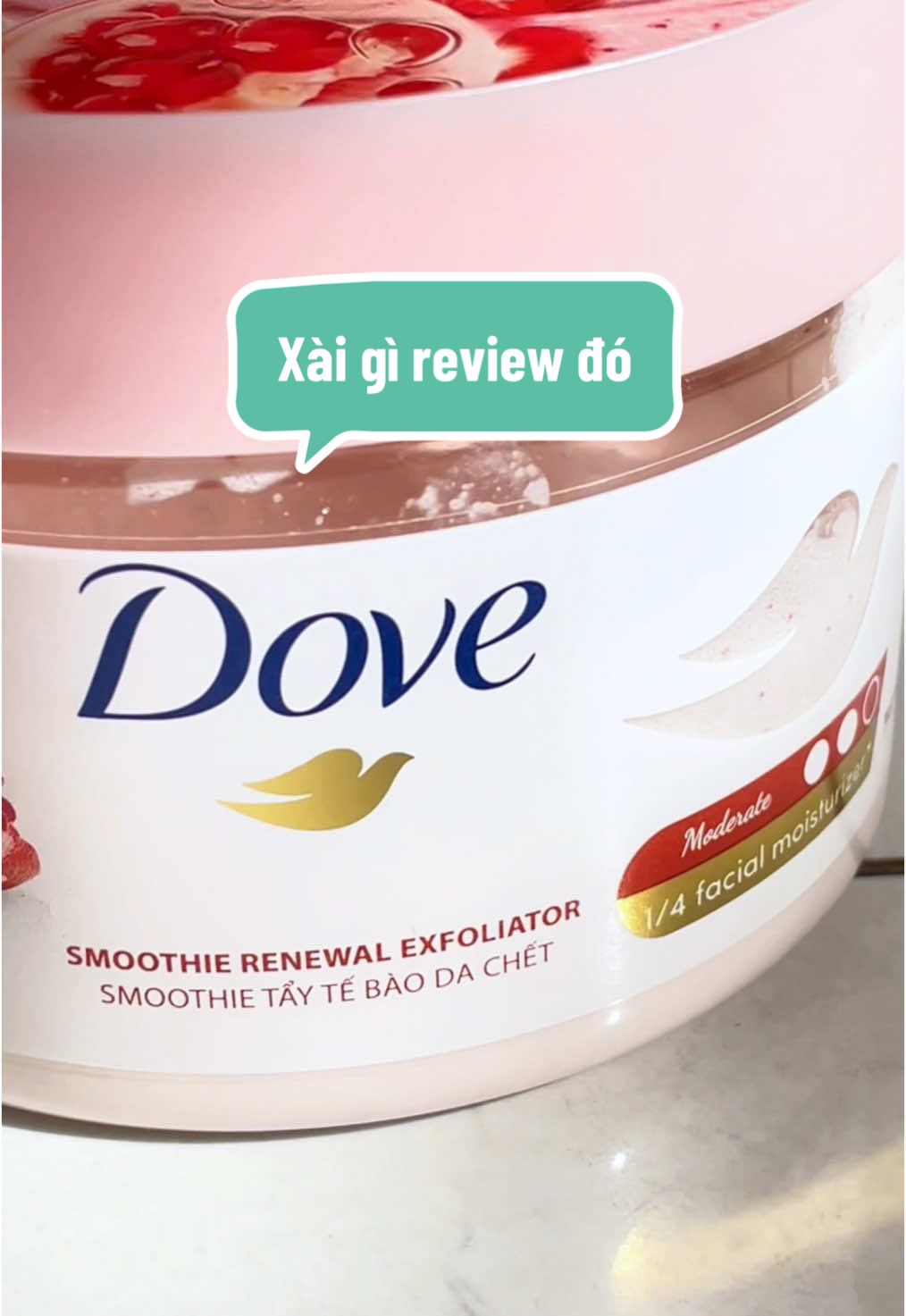 Sản phẩm tẩy tế bào c.hết “quốc dân” tới đây #reviewlamdep #beauty #dove #taytebaochet #vanireview 