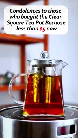 I like ❗️great value ❗️teapot with stainless steel filter #TikTokShop #fyp #shop #teapot #glassteapot #tiktokfinds #foryoupage❤️❤️ #tea 